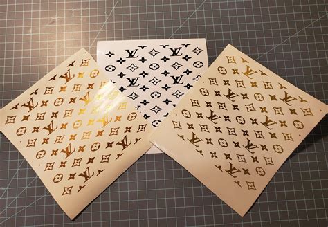 Louis Vuitton sticker sheet